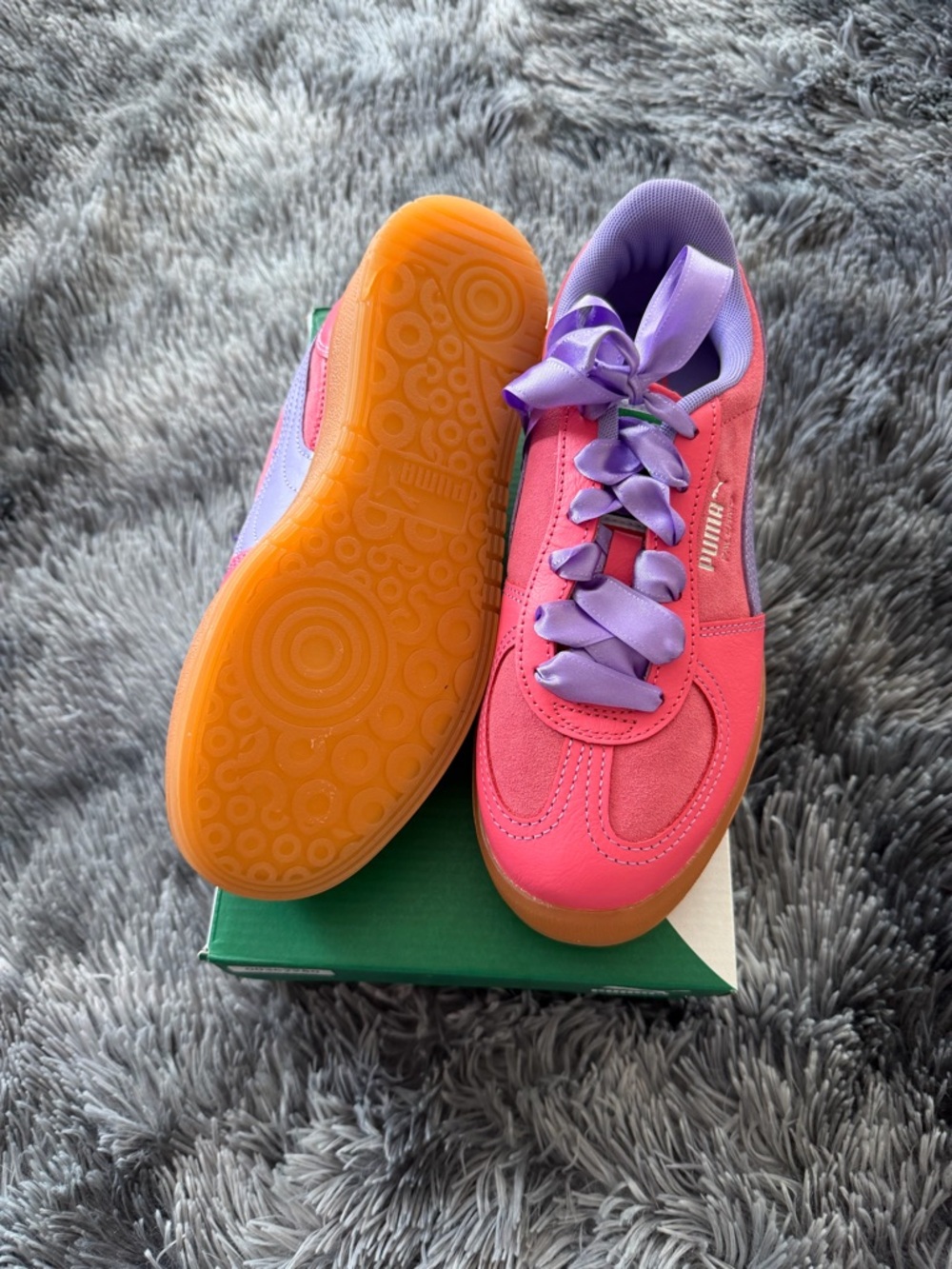 PUMA Palermo Elevata Platform Sneakers - Magic Rose | Caramel Latte - Picture 3 of 6